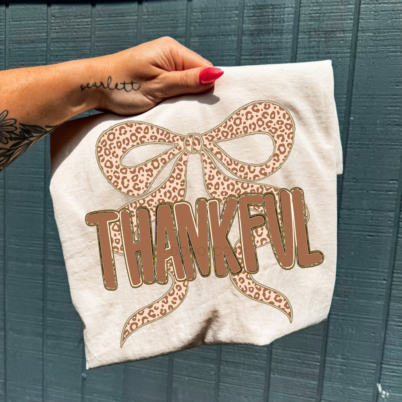 Thankful Bow Tee
