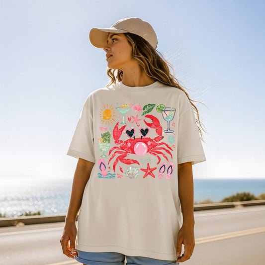 Tropical Crab Tee