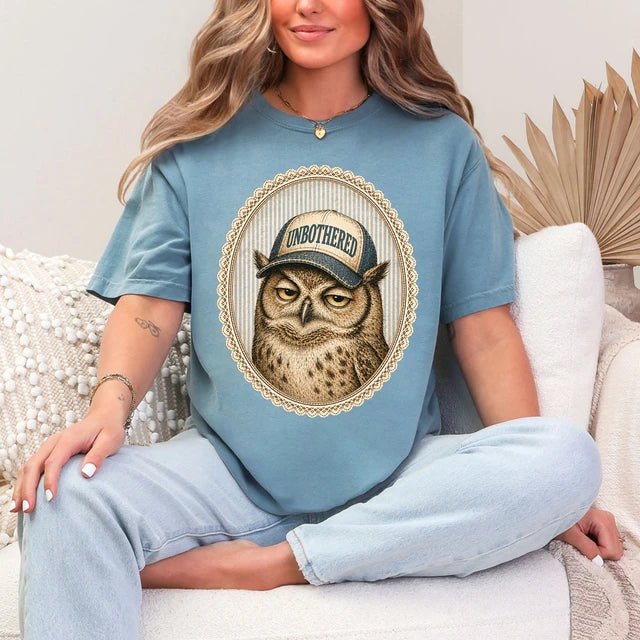 Unbothered Owl Tee