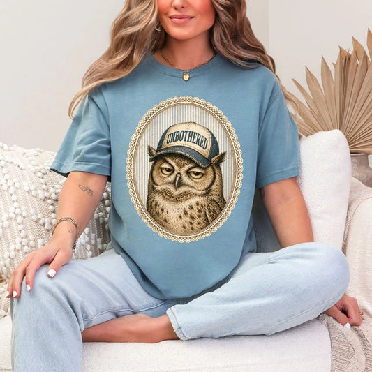 Unbothered Owl Tee