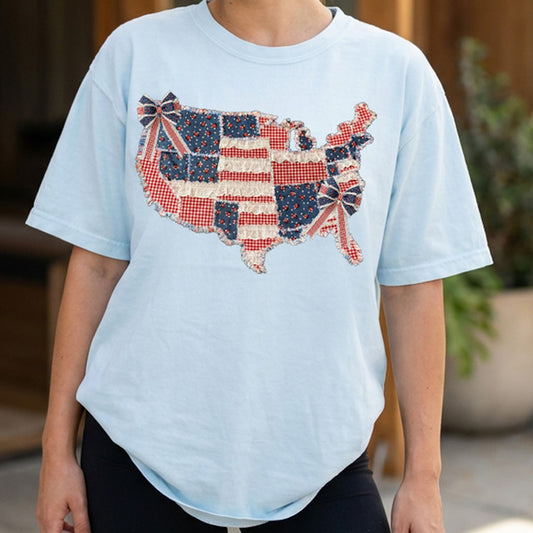 Patchwork Map Tee
